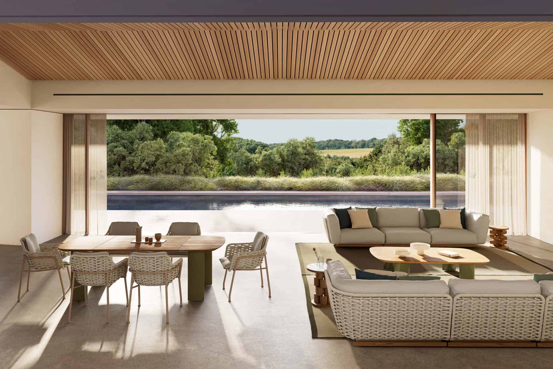 Kettal Tilos Dining Table 248x110x75