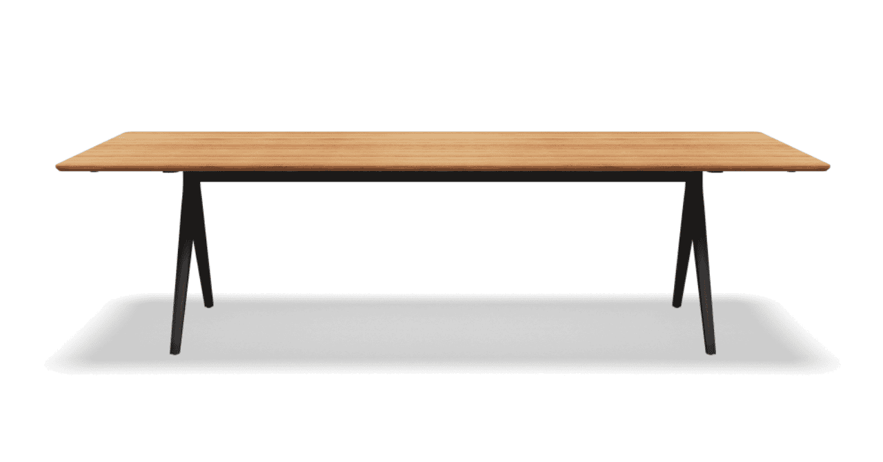 Gloster Split dining table 280 meteor