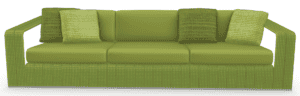 Paola Lenti Frame 3-seater sofa